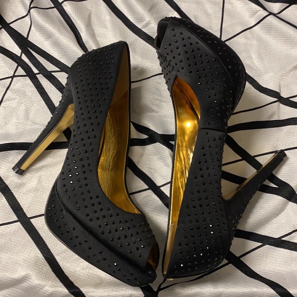 TedBakerStunningSparklingBlackCrystals GoldLining Too Gorgeous to Describe! - Picture 4 of 16